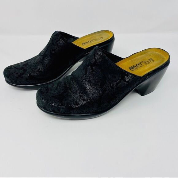 Naot - Gorgeous Black Mules (38) - Picture 1 of 10